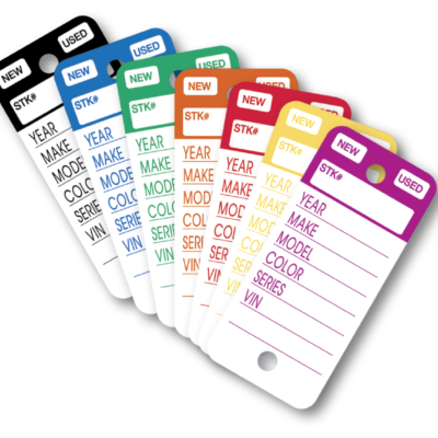 V-T™ TOP STRIPE™ Key Tags