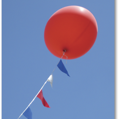 V-T™ Giant Latex 64" Balloon / BRITE Pennant Combo