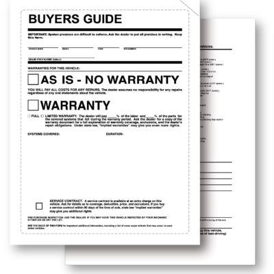 V-T™ PAPER-BAK™ BUYER'S GUIDES